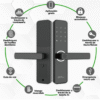 🔐ZKTeco ZK-ML100 – Cerradura Inteligente  Control Remoto desde App