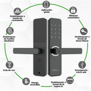 Diseño sin título (43) 🔐ZKTeco ZK-ML100 – Cerradura Inteligente Control Remoto desde App
